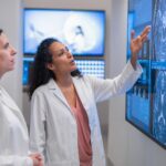 Doctors Consult Over An MRI Scan