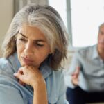 Mature Couple Having Argument At Home